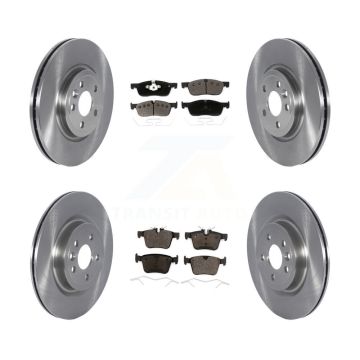 Front Rear Brake Rotors Ceramic Pad Kit For Jaguar F-Pace With 325mm Diameter Rotor K8T-103960