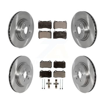 Front Rear Disc Brake Rotors And Ceramic Pads Kit For 2016 Tesla S From 04 16 K8T-103964