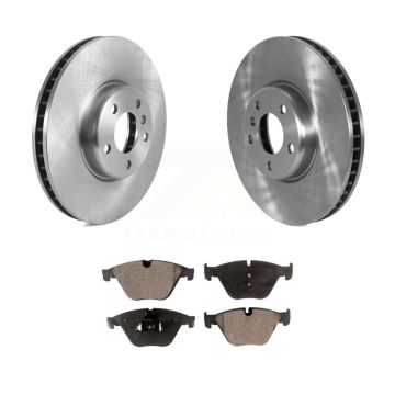 Front Disc Brake Rotors And Ceramic Pads Kit For 2011-2013 BMW 535i K8T-103970