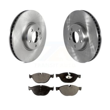 Front Brake Rotor Ceramic Pad Kit For BMW 550i xDrive 650i Gran Coupe 535i GT 740Li 740Ld K8T-103971