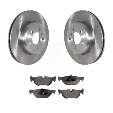 Rear Brake Rotors Ceramic Pad Kit For BMW 328i xDrive 3.0L With 345mm Diameter Rotor K8T-103976