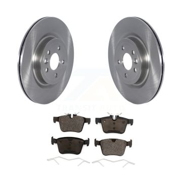 Rear Disc Brake Rotors And Ceramic Pads Kit For Jaguar F-Pace Land Rover Discovery Sport K8T-103979