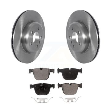 Rear Disc Brake Rotors & Ceramic Pad Kit For BMW 535i GT xDrive 740Li 740i ActiveHybrid 7 K8T-103982