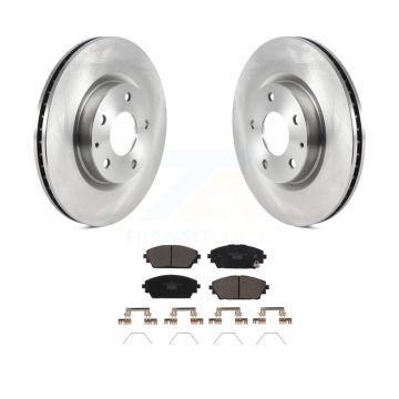Front Disc Brake Rotors And Ceramic Pads Kit For Mazda 3 Sport AWD K8T-103983
