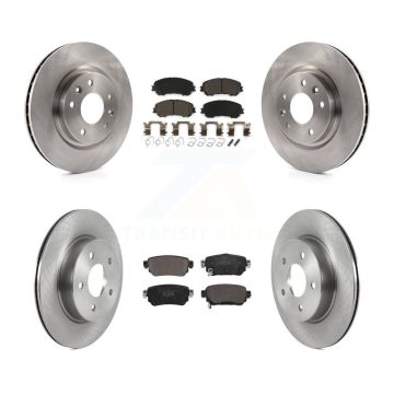 Front Rear Disc Brake Rotors And Ceramic Pads Kit For Nissan Rogue Sport Qashqai K8T-103992
