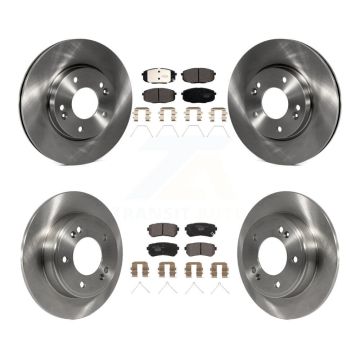 Front Rear Disc Brake Rotors And Ceramic Pads Kit For Hyundai Kona Kia Seltos K8T-103995