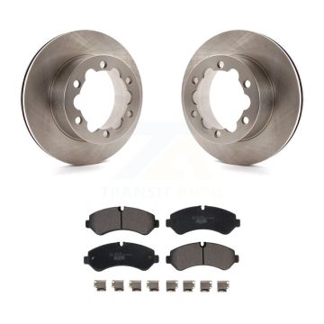 Rear Disc Brake Rotors And Ceramic Pads Kit For Mercedes-Benz Sprinter 3500 4500 3500XD K8T-104002