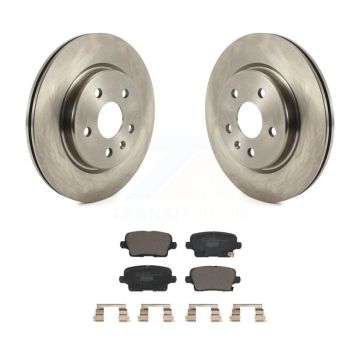 Rear Disc Brake Rotors And Ceramic Pads Kit For Cadillac XT4 Buick Envision K8T-104004