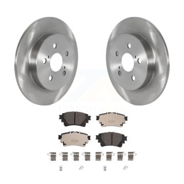 Rear Disc Brake Rotors And Ceramic Pads Kit For Toyota Corolla K8T-104005