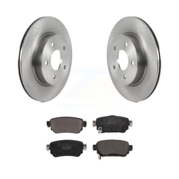Rear Disc Brake Rotors And Ceramic Pads Kit For Nissan Rogue Sport Qashqai LEAF K8T-104010