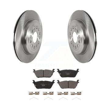 Rear Disc Brake Rotors And Ceramic Pads Kit For Ram 1500 K8T-104017