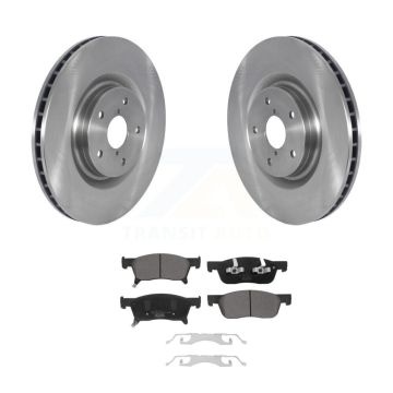 Front Disc Brake Rotors And Ceramic Pads Kit For 2019-2024 Subaru Ascent K8T-104045