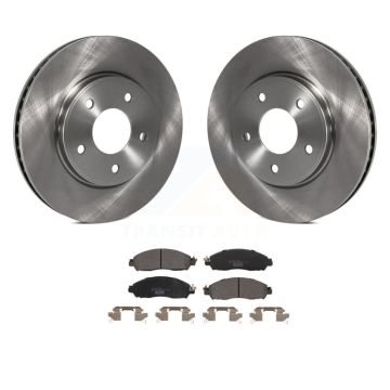 Front Disc Brake Rotors And Ceramic Pads Kit For Nissan LEAF NV200 K8T-104046