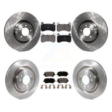 Front Rear Disc Brake Rotors And Ceramic Pads Kit For Land Rover Range K8T-104047