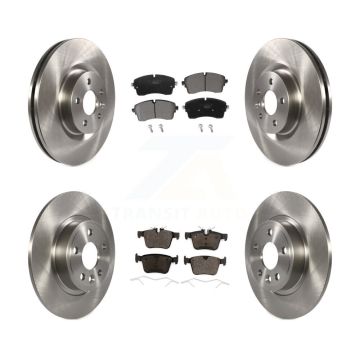 Front Rear Brake Rotors Ceramic Pad Kit For Jaguar E-Pace With 325mm Diameter Rotor K8T-104058