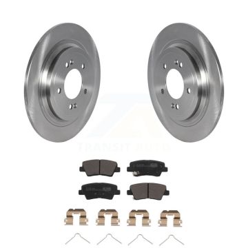 Rear Disc Brake Rotors And Ceramic Pads Kit For Kia Sportage Hyundai Tucson Nexo K8T-104066