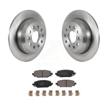 Rear Disc Brake Rotors And Ceramic Pads Kit For 2018-2020 Jeep Wrangler Sport K8T-104067