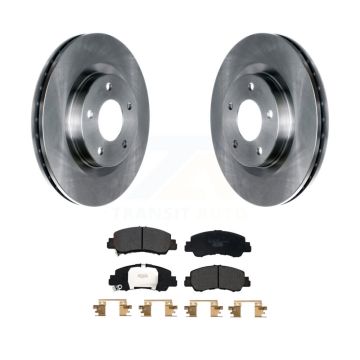 Front Disc Brake Rotors And Ceramic Pads Kit For Mitsubishi Eclipse Cross K8T-104074