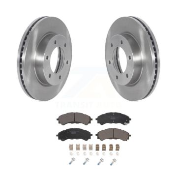 Front Disc Brake Rotors And Ceramic Pads Kit For Ford Ranger Bronco K8T-104087
