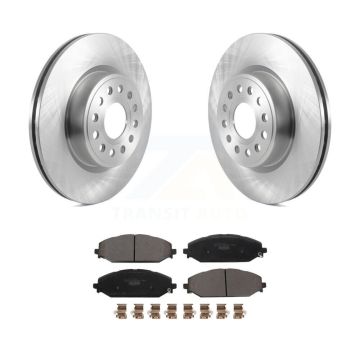 Front Disc Brake Rotors And Ceramic Pads Kit For Ram 1500 K8T-104088