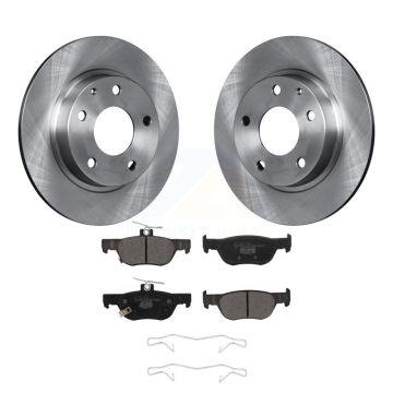 Rear Disc Brake Rotors And Ceramic Pads Kit For Mazda 3 CX-30 Sport K8T-104098