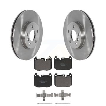 Front Brake Rotors Ceramic Pad Kit For 2017-2020 Mini Cooper Clubman S With Sport Package K8T-104103