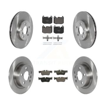 Front Rear Brake Rotor Ceramic Pad Kit For 17-20 Mini Cooper Clubman S With Sport Package K8T-104110
