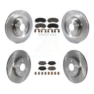 Front Rear Disc Brake Rotors And Ceramic Pads Kit For INFINITI QX50 QX55 K8T-104119