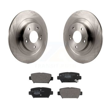 Rear Brake Rotor & Ceramic Pad Kit For Mitsubishi Eclipse Cross With Manual Parking K8T-104126