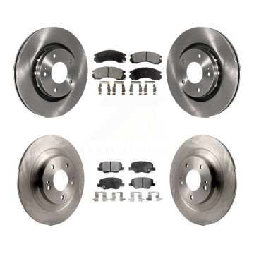 Front Rear Disc Brake Rotors And Ceramic Pads Kit For Mitsubishi Outlander PHEV K8T-104136