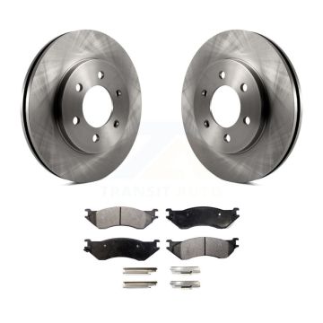 Front Disc Brake Rotors And Ceramic Pads Kit For 2002 Lincoln Navigator From 03 19 02 K8T-104138