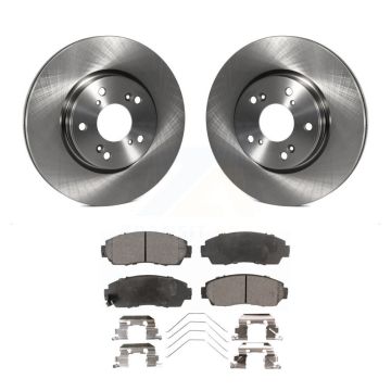 Front Disc Brake Rotors And Ceramic Pads Kit For Honda CR-V K8T-104144