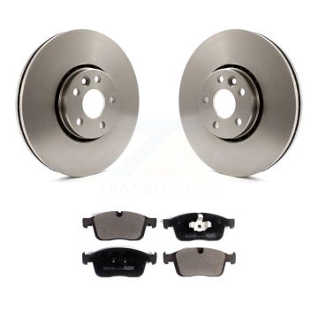 Front Brake Rotor And Ceramic Pad Kit For 2017 Volvo XC60 With 328mm Diameter K8T-104149