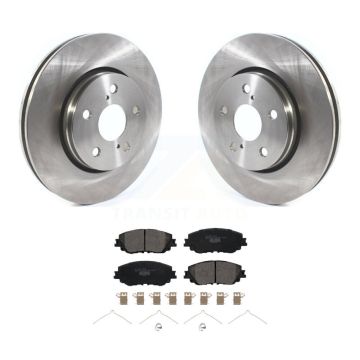 Front Brake Rotor And Ceramic Pad Kit For 2019 Toyota C-HR Vehicles Manufactured In Japan K8T-104155