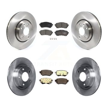 Front Rear Disc Brake Rotors And Ceramic Pads Kit For 2021 Mazda 6 Turbocharged K8T-104169