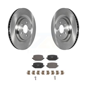 Rear Disc Brake Rotors And Ceramic Pads Kit For 2022-2023 Ford Explorer 3.3L K8T-104189