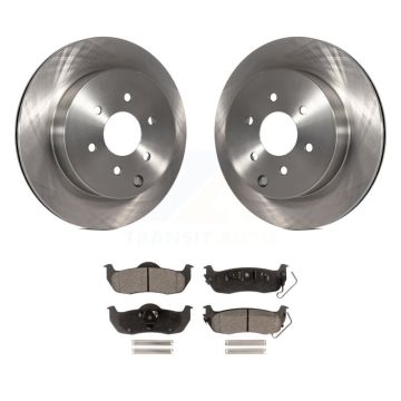 Rear Disc Brake Rotors And Ceramic Pads Kit For 2004 Nissan Pathfinder From 08 04 K8T-104191