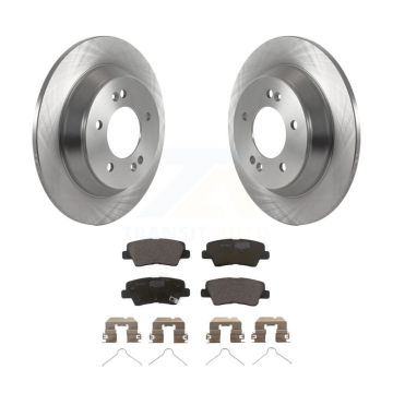 Rear Disc Brake Rotors And Ceramic Pads Kit For 2020-2022 Kia Soul 1.6L K8T-104195