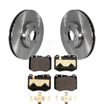 Front Disc Brake Rotors And Ceramic Pads Kit For Mercedes-Benz C300 C400 C350e K8T-104219