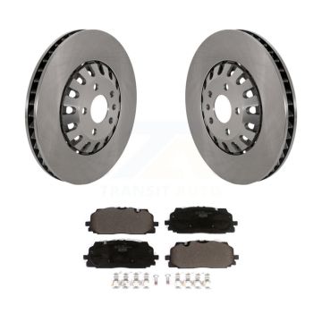 Front Disc Brake Rotors And Ceramic Pads Kit For Audi Q7 Q8 A6 Quattro A7 Sportback A8 K8T-104223