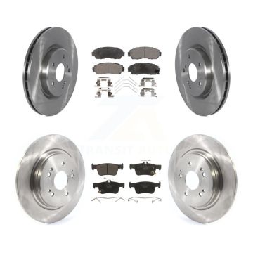 Front Rear Disc Brake Rotors And Ceramic Pads Kit For 2019-2021 Acura RDX K8T-104237