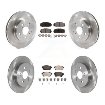 Front Rear Brake Rotor And Ceramic Pad Kit For Toyota Corolla With Electric Parking K8T-104241