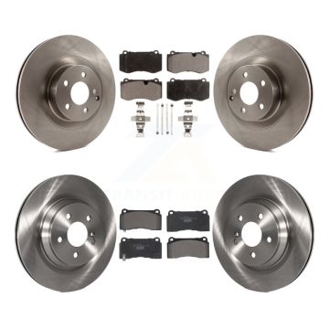 Front Rear Disc Brake Rotors And Ceramic Pads Kit For 2011-2014 Mercedes-Benz CL550 K8T-104257