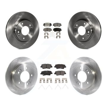 Front Rear Brake Rotor Ceramic Pad Kit For 2019-2021 Hyundai Veloster Naturally Aspirated K8T-104303