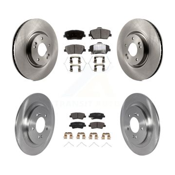Front Rear Disc Brake Rotors And Ceramic Pads Kit For 2019-2020 Hyundai Nexo K8T-104316