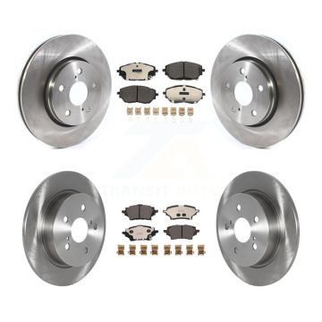 Front Rear Disc Brake Rotors And Ceramic Pads Kit For Toyota C-HR K8T-104324