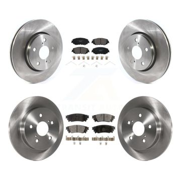 Front Rear Disc Brake Rotors And Ceramic Pads Kit For Toyota C-HR K8T-104325