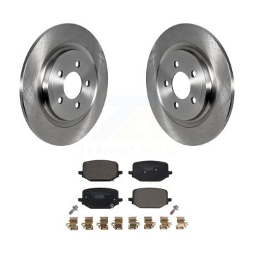 Rear Disc Brake Rotors And Ceramic Pads Kit For 2022-2024 Ford Explorer 2.3L K8T-104341