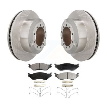 Front Brake Rotor Ceramic Pad Kit For International TerraStar IC Corporation AE School AC K8T-104366