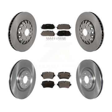 Front Rear Disc Brake Rotors And Ceramic Pads Kit For 2019 Audi Q8 A8 Quattro K8T-104371